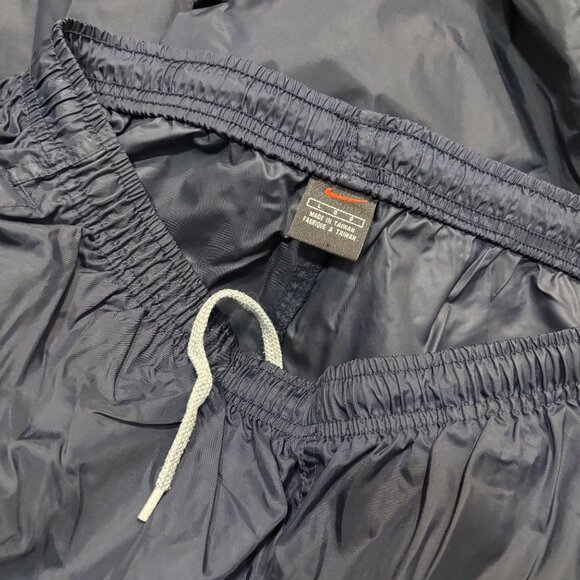 Nike Mens Black Windbreaker Track Pants With Elastic Waist & Zippered Ankles L - Picture 5 of 7